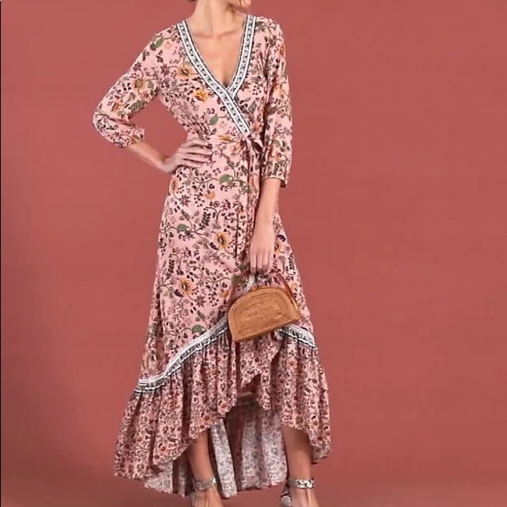 Anthropologie Farm Rio Clara Dress